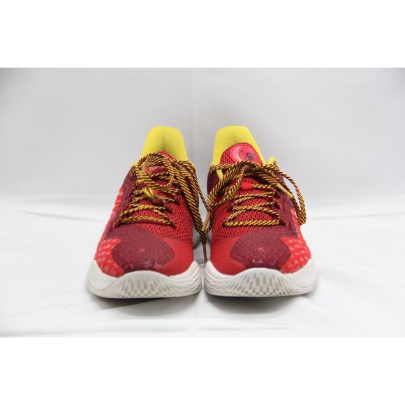 Under Armour Curry Flow X Fire Bruce Lee Basketball Shoes Size 5.5Y 3027577-600 - Picture 4 of 7